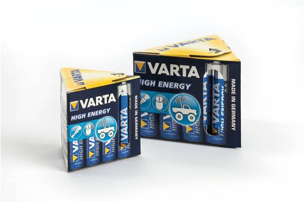 Verpackung Varta Batterien