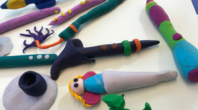 Design-Experimente für den Stift von Kindern