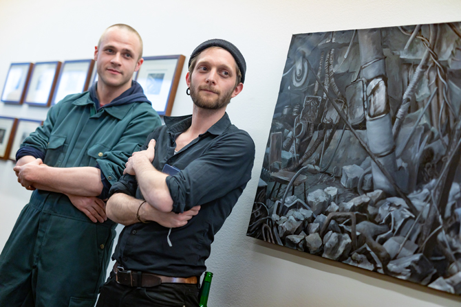 Jeremias Altmann und Andreas Tanzer © Hochschule Campus Wien/Ludwig Schedl